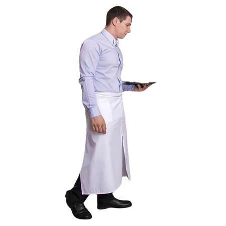 Delantal sin peto francés