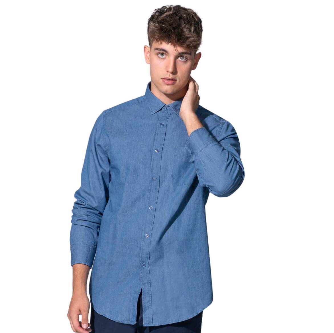 Camisa Denim Caballero